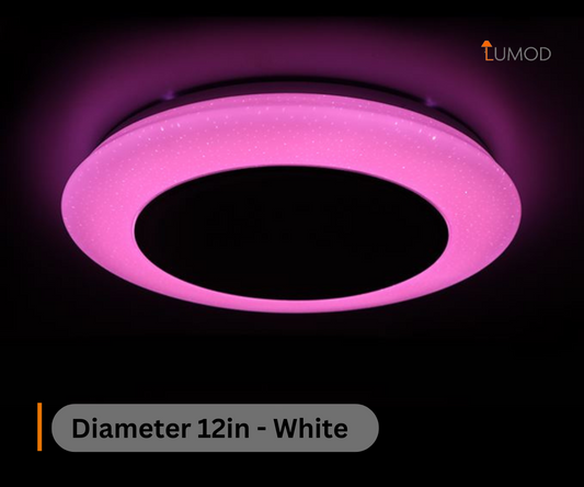 Olly | Smart Bluetooth Speaker Rainbow LED Ceiling Light