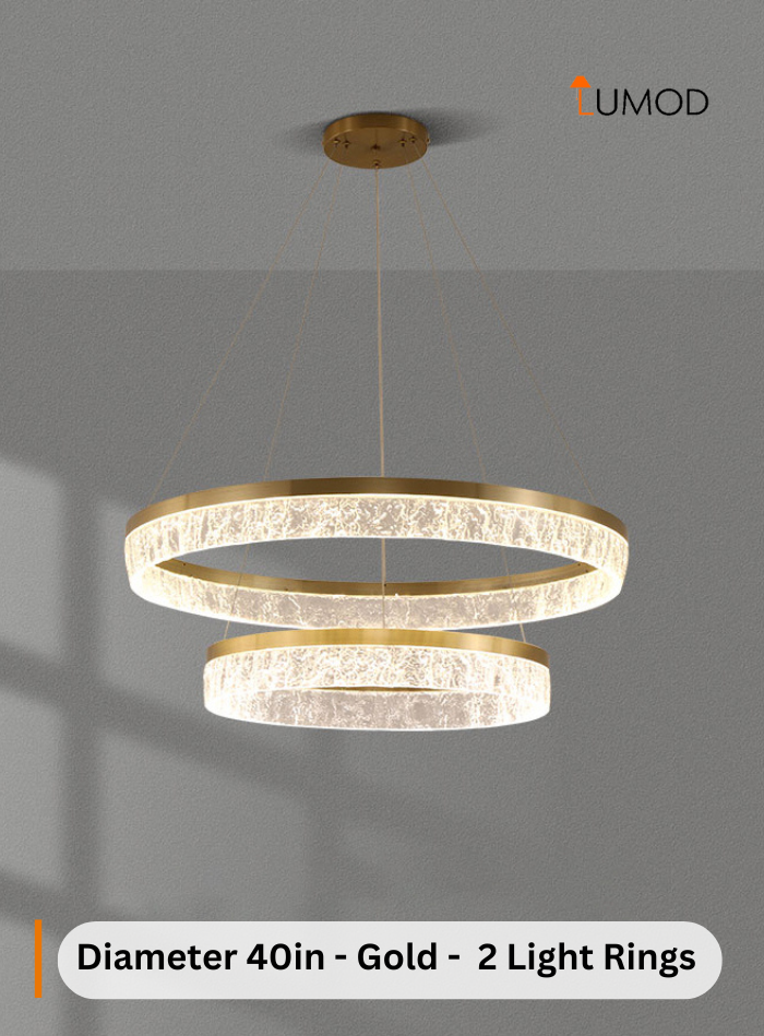 Farah | Modern Circular Hanging LED Chandelier