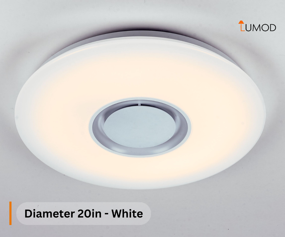 Alpha | LED Ceiling Light and Bluetooth-Compatible Speaker