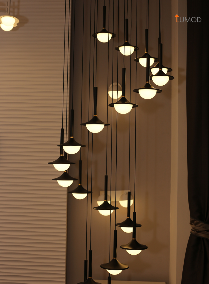 Evelyn | Modern Multiple Hanging Light Chandelier