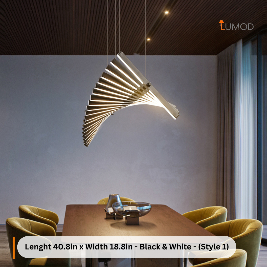 Hagen | Nordic Fishbone Chandelier Luxury LED Hanging Light