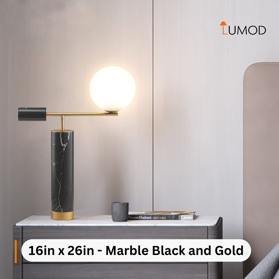Berna | Modern Glass Ball Table Lamp