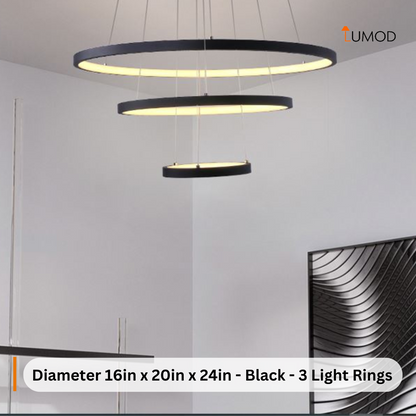 Coco | Modern Circular LED Pendant Light