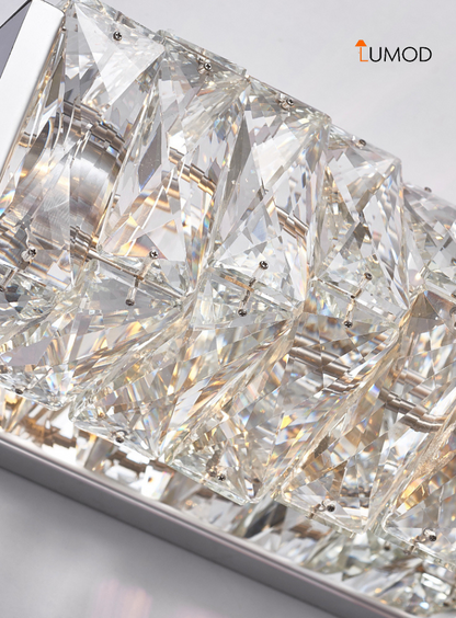 Esme | Diamond Glass Wall Sconce Lighting