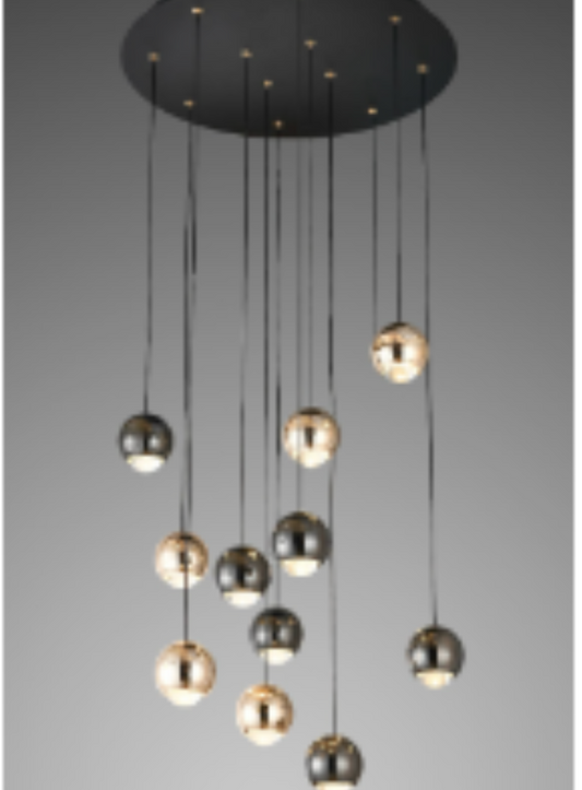 Etta | Hanging Ball Chandelier Artistic LED Lighting