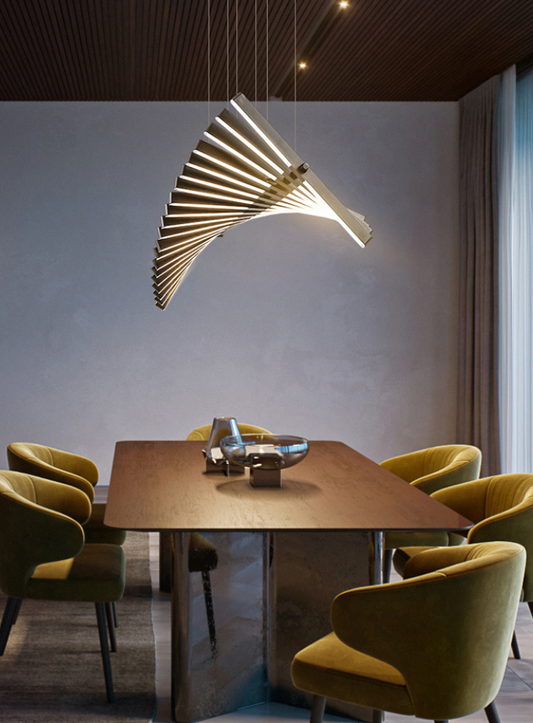 Hagen | Nordic Fishbone Chandelier Luxury LED Hanging Light