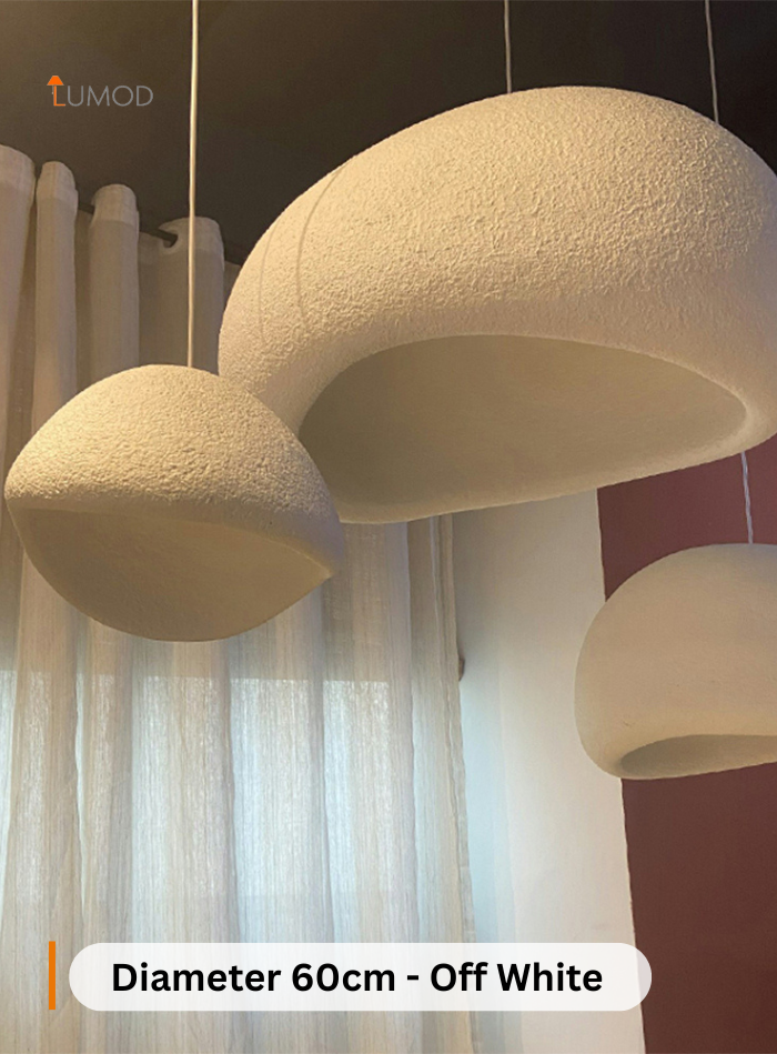 Poppy | Textured Unique Egg Pendant Light