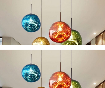 River | Unique Rainbow Sphere Ball Pendant Lights