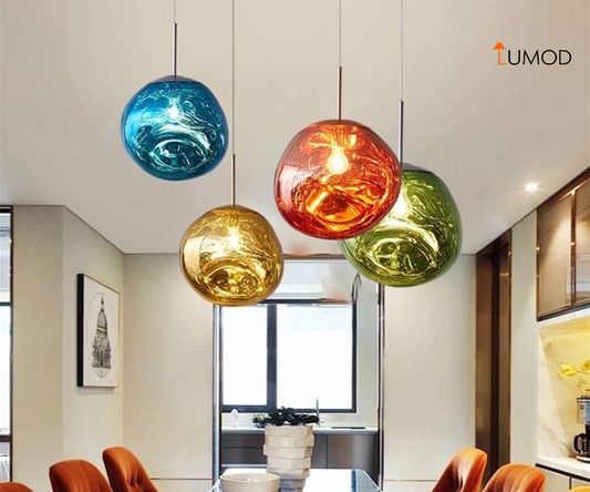 River | Unique Rainbow Sphere Ball Pendant Lights